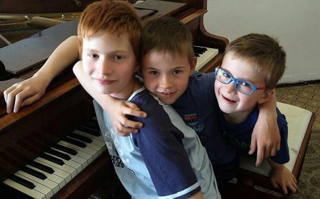 Vargay András 2.o., Vargay Tamás 1.o., Vargay Máté Ek. 1.o.